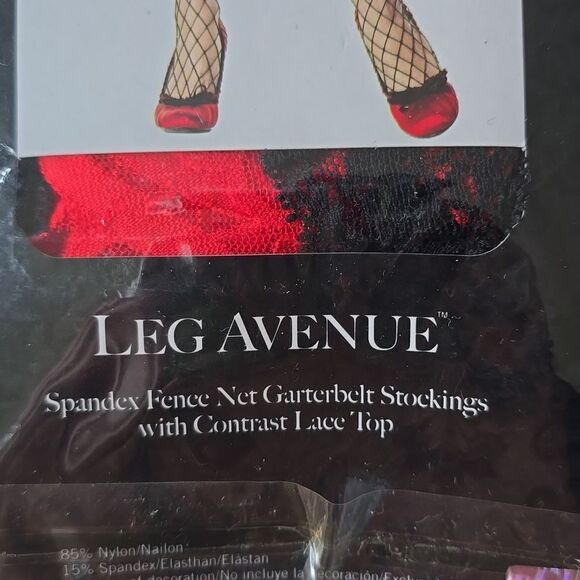 Fishnet Garter Stockings - Picture 5 of 7